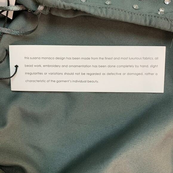 Susana Monaco Dress Women's Sz S Steel Grey Sequin Halter Short Trendy Party - Picture 12 of 14